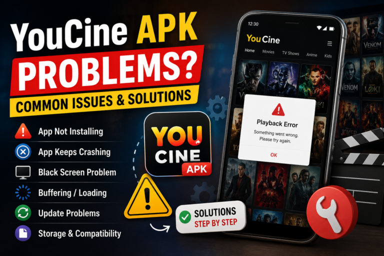 Problemas do YouCine APK